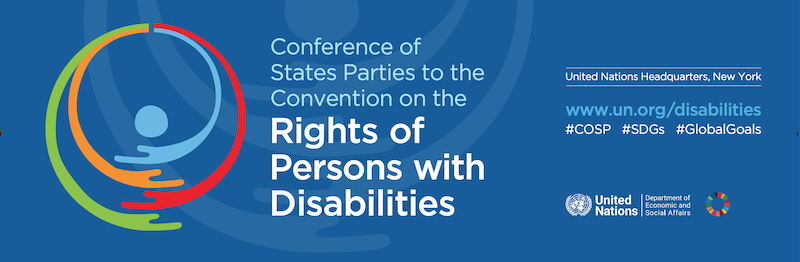 Conference of States Parties (CoSP) to the Convention on the Rights of Persons with Disabilities Banner