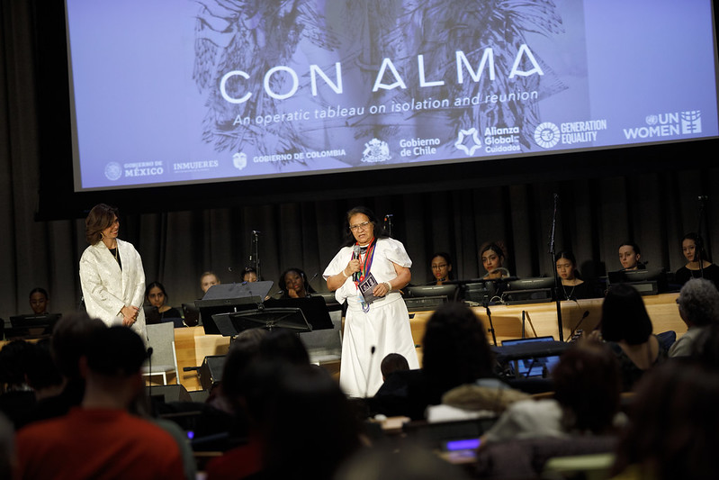 The “Con Alma” concert was held at the Trusteeship Chamber in United Nations Headquarters. Photo: UN Women/Ryan Brown