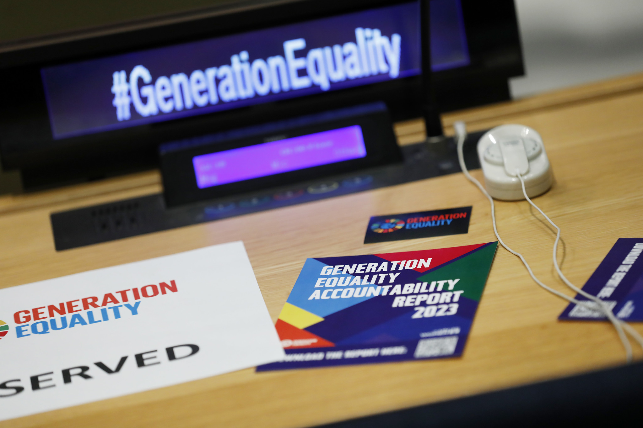 Generation Equality Midpoint Moment, September 2023, UN Headquarters New York.