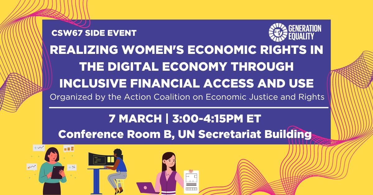 Economic Rights save the date CSW 67