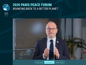 The Paris Peace Forum and the Finance in Common Summit emphasize the importance of Generation Equality in building back better from COVID-19