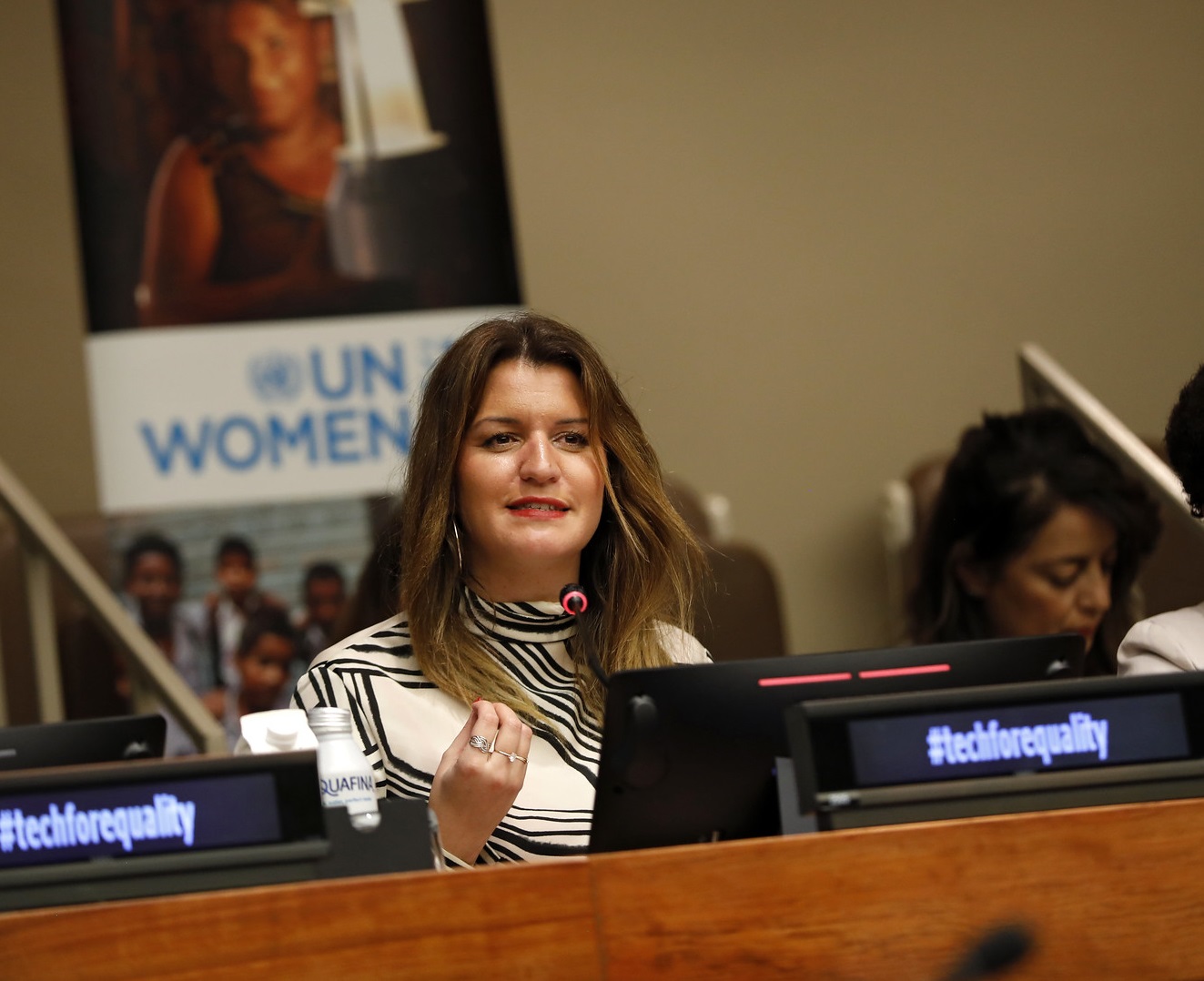 Marlene Schiappa, Secretary of State from the Government of France in charge of the Social and Solidarity Economy and Associative Life (France), Photo: UN Women / Ryan Brown