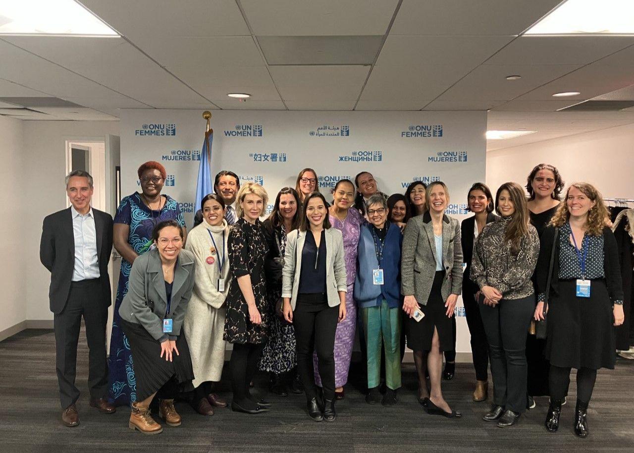 Group photo of the MSLG meet and greet at CSW67
