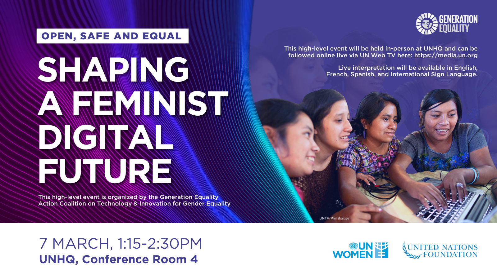 Open, Safe and Equal – Shaping a Feminist Digital Future at CSW67