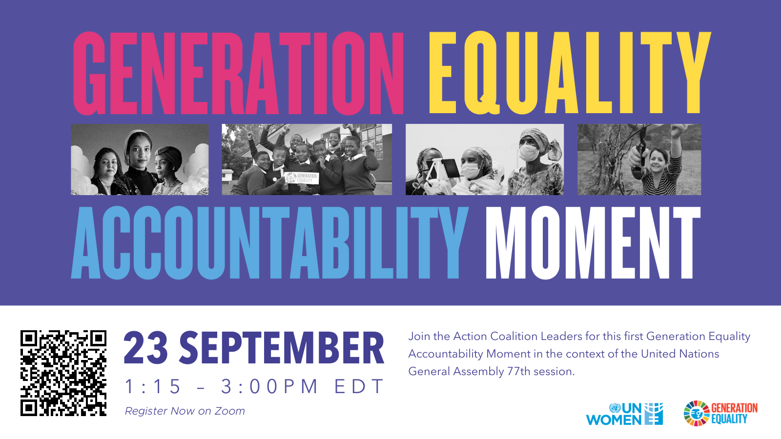 The first Generation Equality Accountability Moment demonstrates